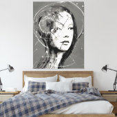 Fractured Woman Leinwanddruck (Insitu (Schlafzimmer))