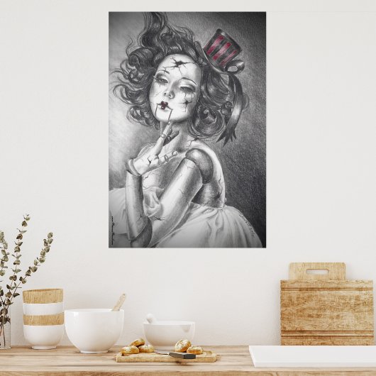 Fracturing Beauty Poster Broken Doll Poster (Küche)