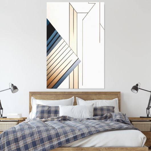 Fracturing-Perspektiven Leinwanddruck (Insitu (Schlafzimmer))