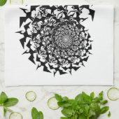 Fractyl Pterodactyl Geschirrtuch (Gefaltet)