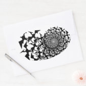 Fractyl Pterodactyl Ovaler Aufkleber (Umschlag)