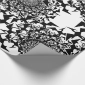 Fractyl Pterodactyl-Schwarm Geschenkpapier (Ecke)