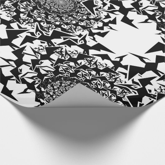 Fractyl Pterodactyl-Schwarm Geschenkpapier (Ecke)