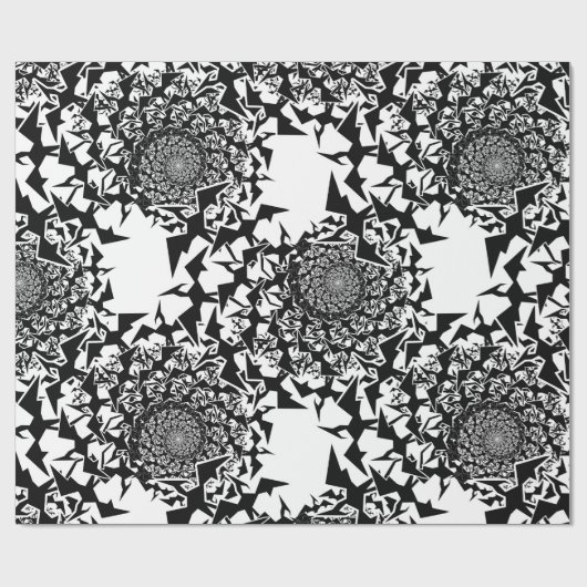 Fractyl Pterodactyl-Schwarm Geschenkpapier (Flach)