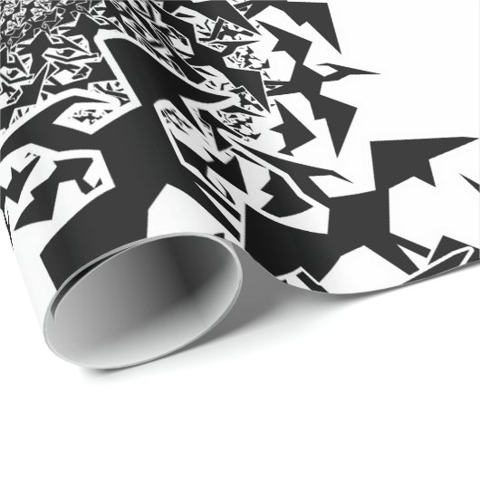 Fractyl Pterodactyl-Schwarm Geschenkpapier (Rolleneckpunkt)