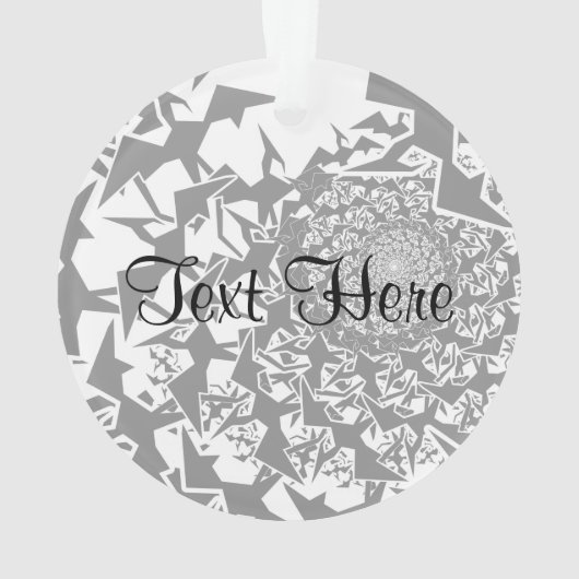 Fractyl Pterodactyl-Schwärme Ornament (Rückseite)