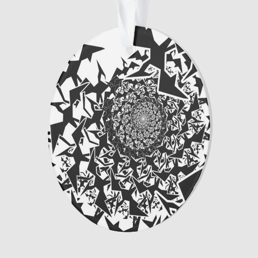 Fractyl Pterodactyl-Schwärme Ornament (Vorderseite)