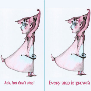 Frag, aber hör nicht auf schlüsselanhänger