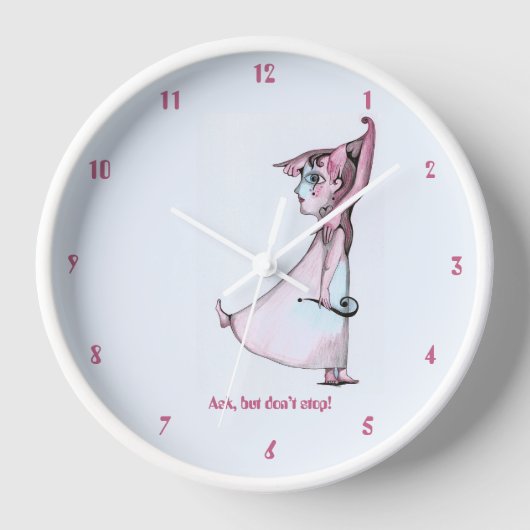 Frag, aber hör nicht auf uhr (Vorderseite)