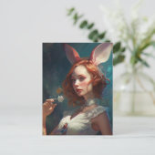 Frag Alice Postkarte (Stehend Vorderseite)