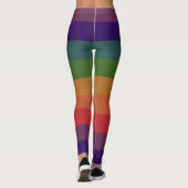 "Frag" Art Regenbogen-Stolz-Leggings Leggings (Rückseite)