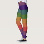 "Frag" Art Regenbogen-Stolz-Leggings Leggings (Links)