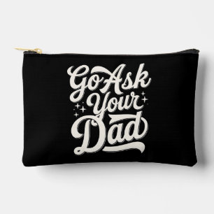 Frag Deinen Papa Lustige Mama Muttertag Vintage Zubehörtasche