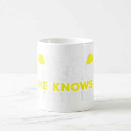 Frag dem Foreman, er weiß alles Tasse (Mittel)