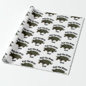 Frag der Boss Vater Alligator Snapping Turtle Geschenkpapier (Ungerollt)