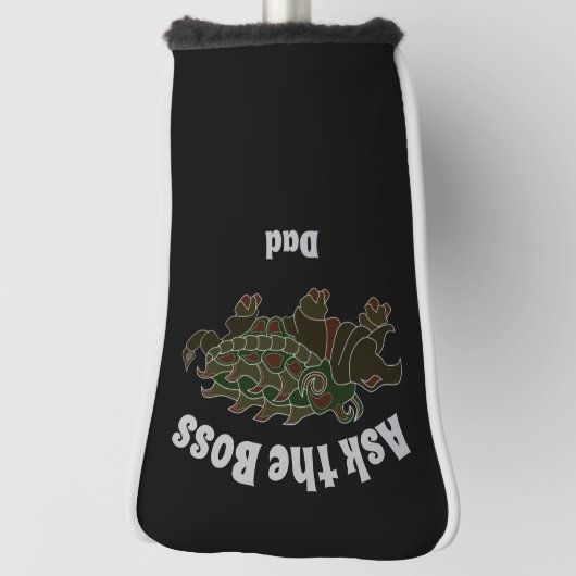Frag der Boss Vater Alligator Snapping Turtle Golf Headcover (Rotieren 90)