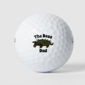 Frag der Boss Vater Alligator Snapping Turtle Golfball (Vorderseite)