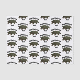 Frag der Boss Vater Alligator Snapping Turtle Seidenpapier