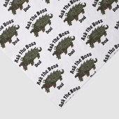 Frag der Boss Vater Alligator Snapping Turtle Seidenpapier (Ausschnitt)