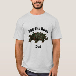 Frag der Boss Vater Alligator Snapping Turtle T-Shirt