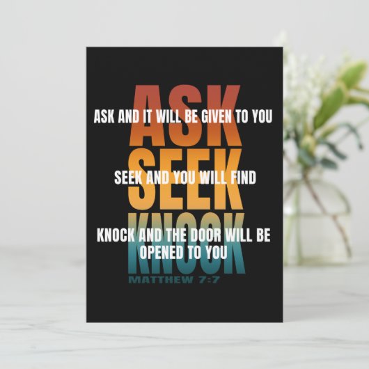 frag einladung (Stehend Vorderseite)