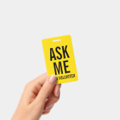 Frag| Gelbes Abzeichen Ausweis (Handheld)