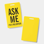 Frag| Gelbes Abzeichen Ausweis (Vorder- & Rückseite)