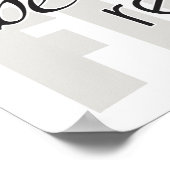 Frag Glaube erhalten Poster (Ecke)