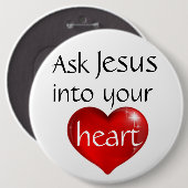 Frag Jesus Button (Vorne & Hinten)