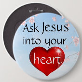 Frag Jesus Button (Vorne & Hinten)