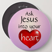 Frag Jesus Button (Vorne & Hinten)