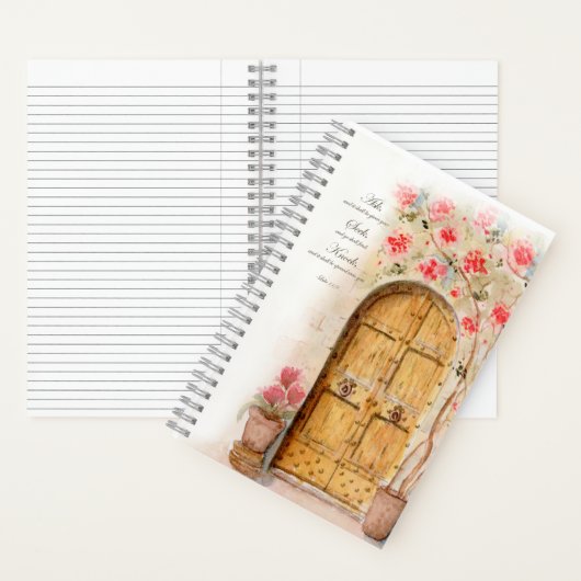 Frag Knock Scripture Verse Spiral Notebook Notizblock (Innen)