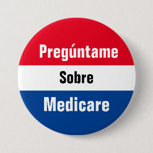 Frag Me About Medicare Button (Spanisch)