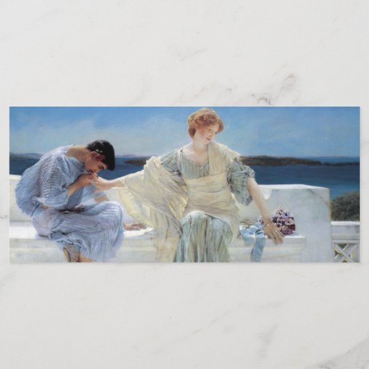 Frag Me No more von Alma Tadema Wedding Programm (Rückseite)