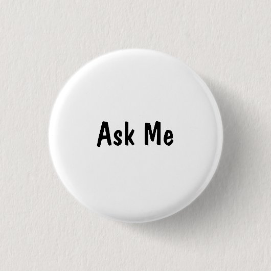Frag mich button (Vorderseite)