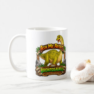 Frag mich nach Brontosaurus   Heiße Schokolade   Kaffeetasse