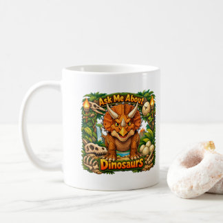 Frag mich nach Dinosauriern | Heiße Schokolade | Kaffeetasse