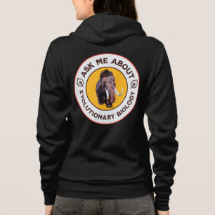 Frag mich nach Evolutionsbiologie Wollhaarmammut Hoodie