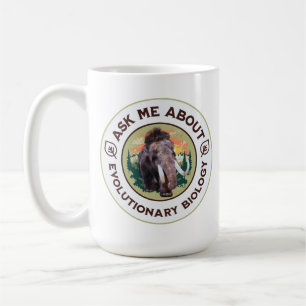 Frag mich nach Evolutionsbiologie Wollhaarmammut Kaffeetasse