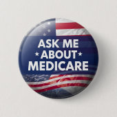 Frag mich nach Medicare Button (Vorderseite)