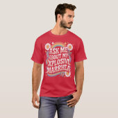 Frag mich nach meinem explosiven Durchfall edler e T-Shirt (Vorne ganz)