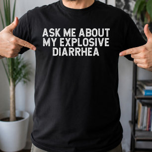 Frag mich nach meinem explosiven Durchfall Vintage T-Shirt