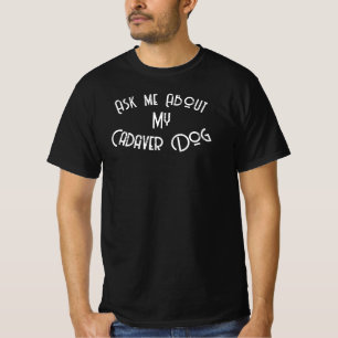 Frag mich nach meinem Leichen-Hund-Matching-T-Shir T-Shirt