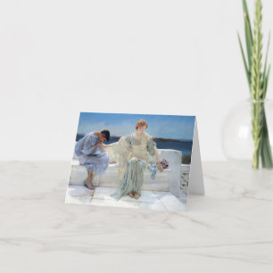 Frag mich nicht mehr von Alma Tadema Hochzeit Dankeskarte
