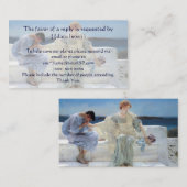 Frag mich nicht mehr von Alma Tadema Wedding RSVP Begleitkarte (Vorne/Hinten)