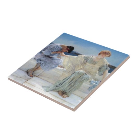 Frag mich nicht mehr von Sir Lawrence Alma Tadema Fliese (Seite)