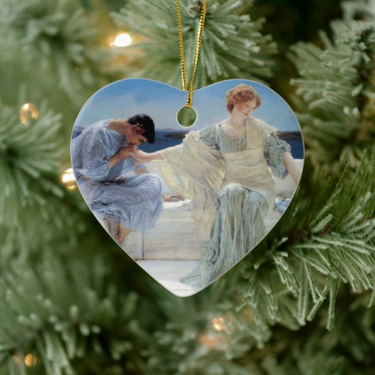 Frag mich nicht mehr von Sir Lawrence Alma Tadema Keramik Ornament (Baum)