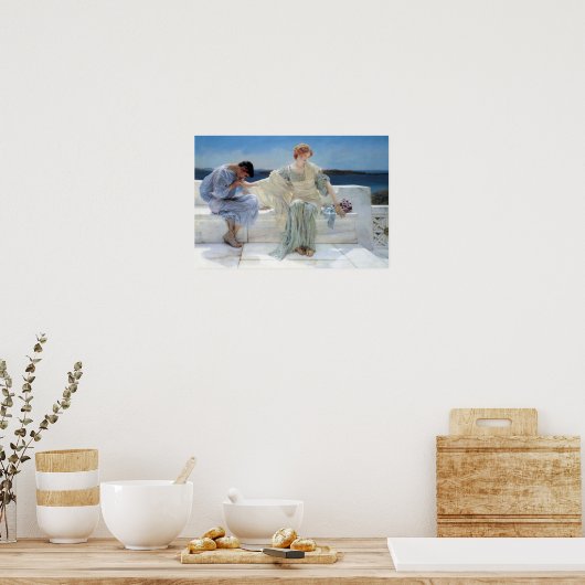 Frag mich nicht mehr von Sir Lawrence Alma Tadema Poster (Küche)