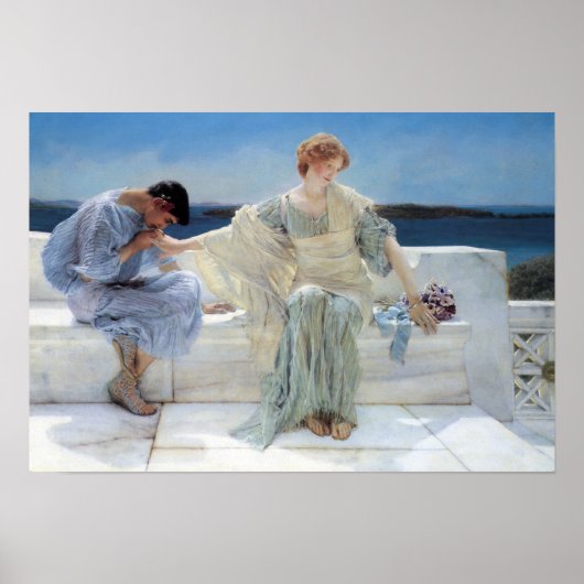 Frag mich nicht mehr von Sir Lawrence Alma Tadema Poster (Vorne)
