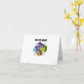 Frag mich über ADHS Karte (Gelbe Blume)
